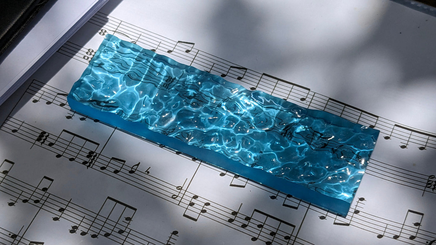 Water ripple paperweight