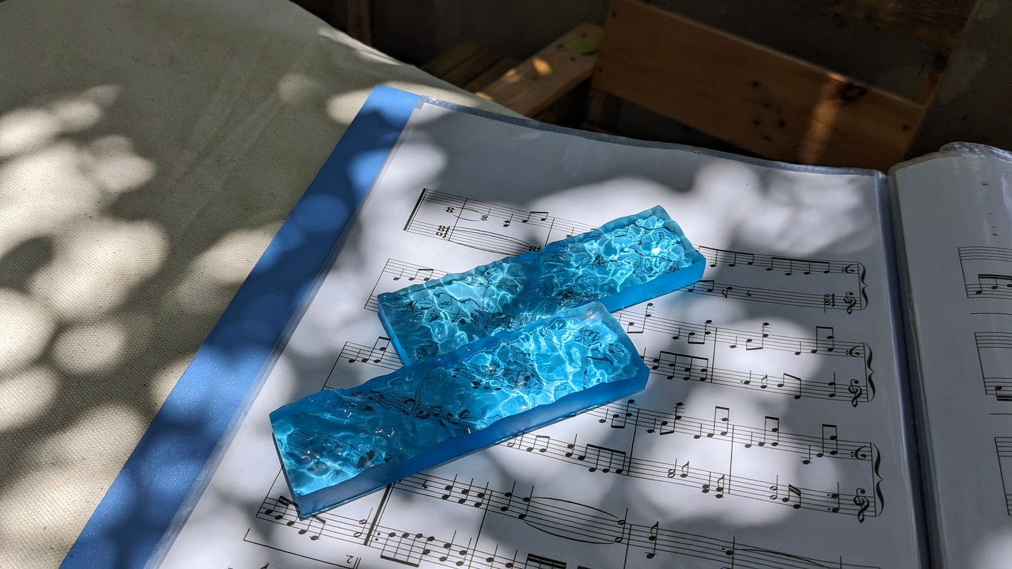 Water ripple paperweight