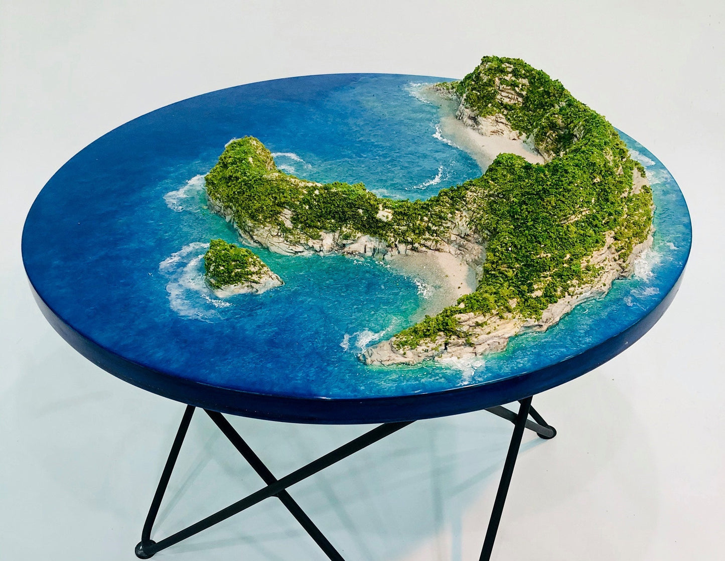 Ocean resin table, Resin table, epoxy coffee table