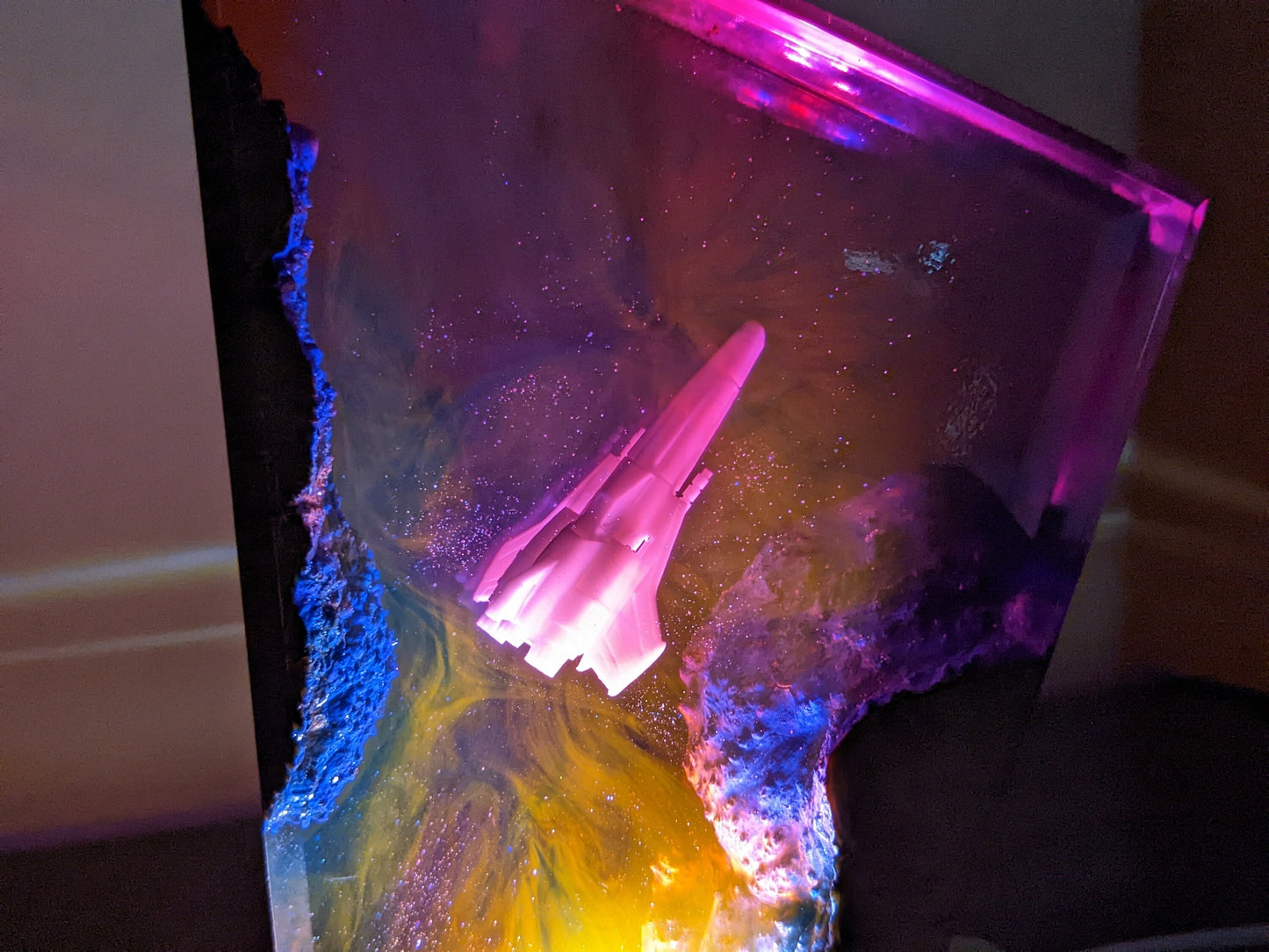 Interstellar Resin Lamp