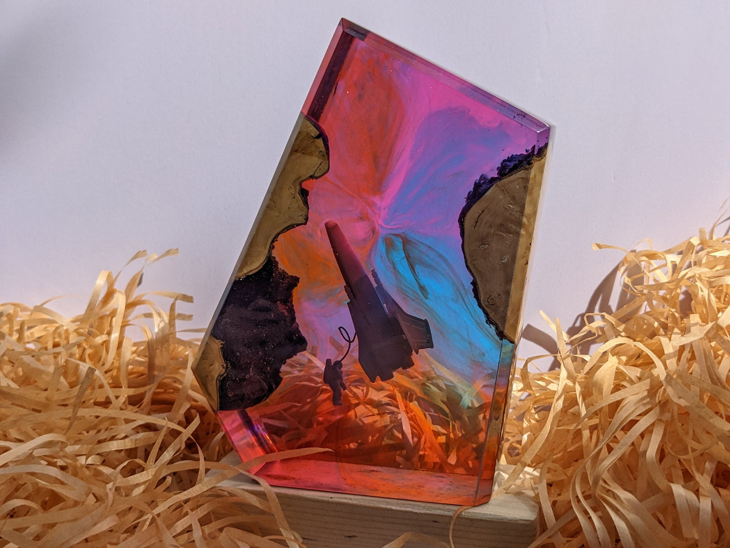 universe resin lamp