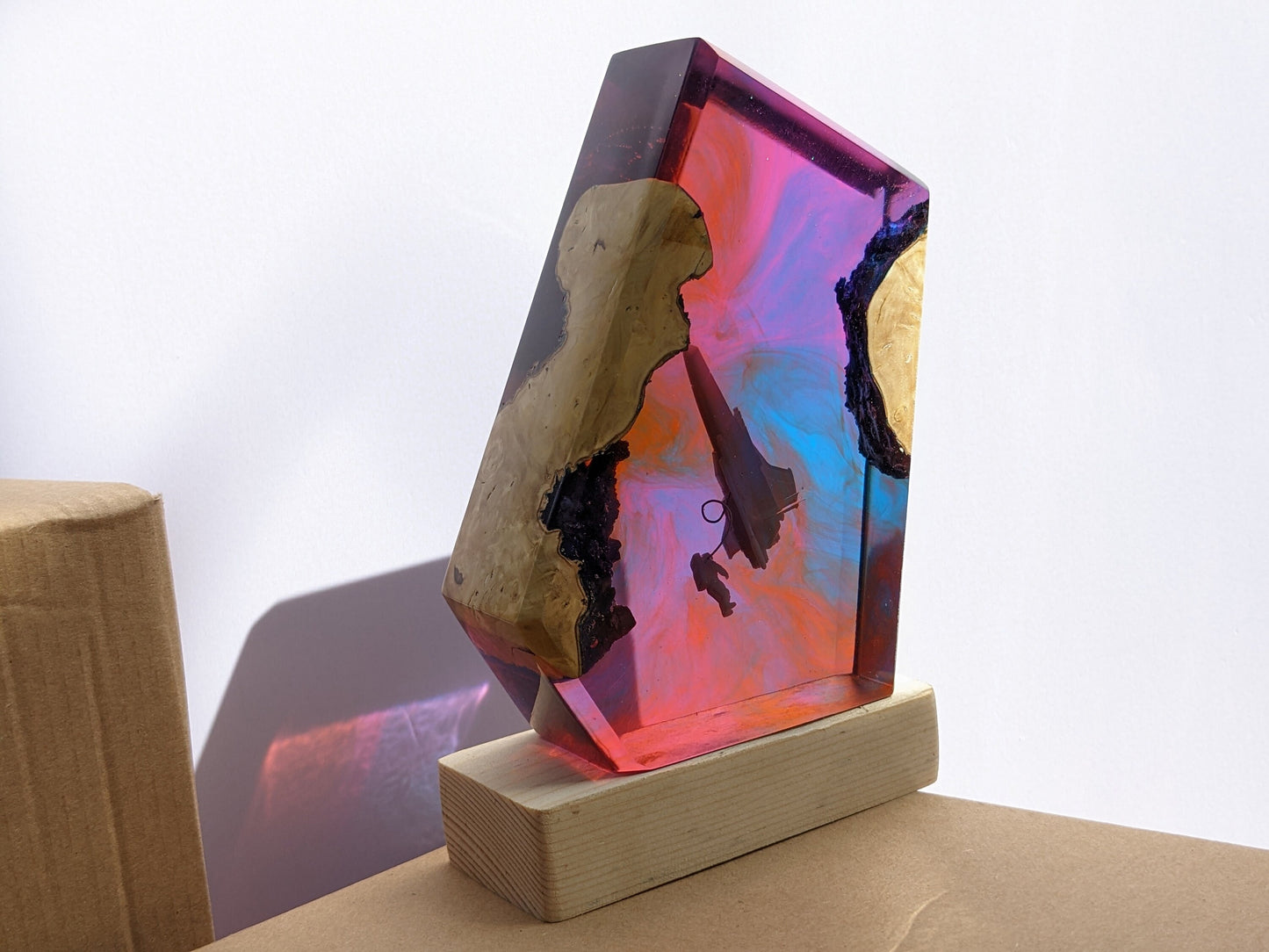 universe resin lamp