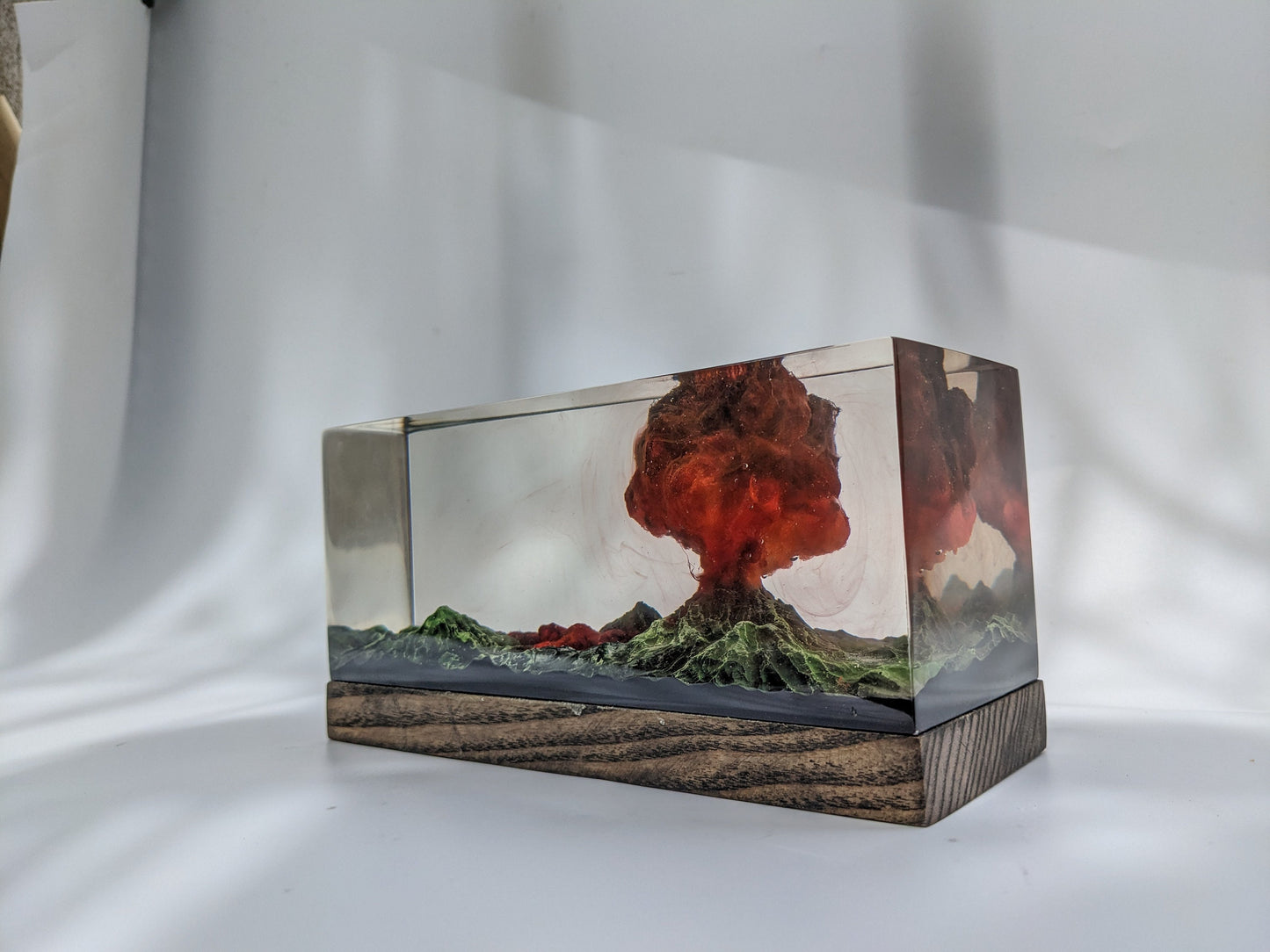 Handcrafted Resin Volcano Lamp