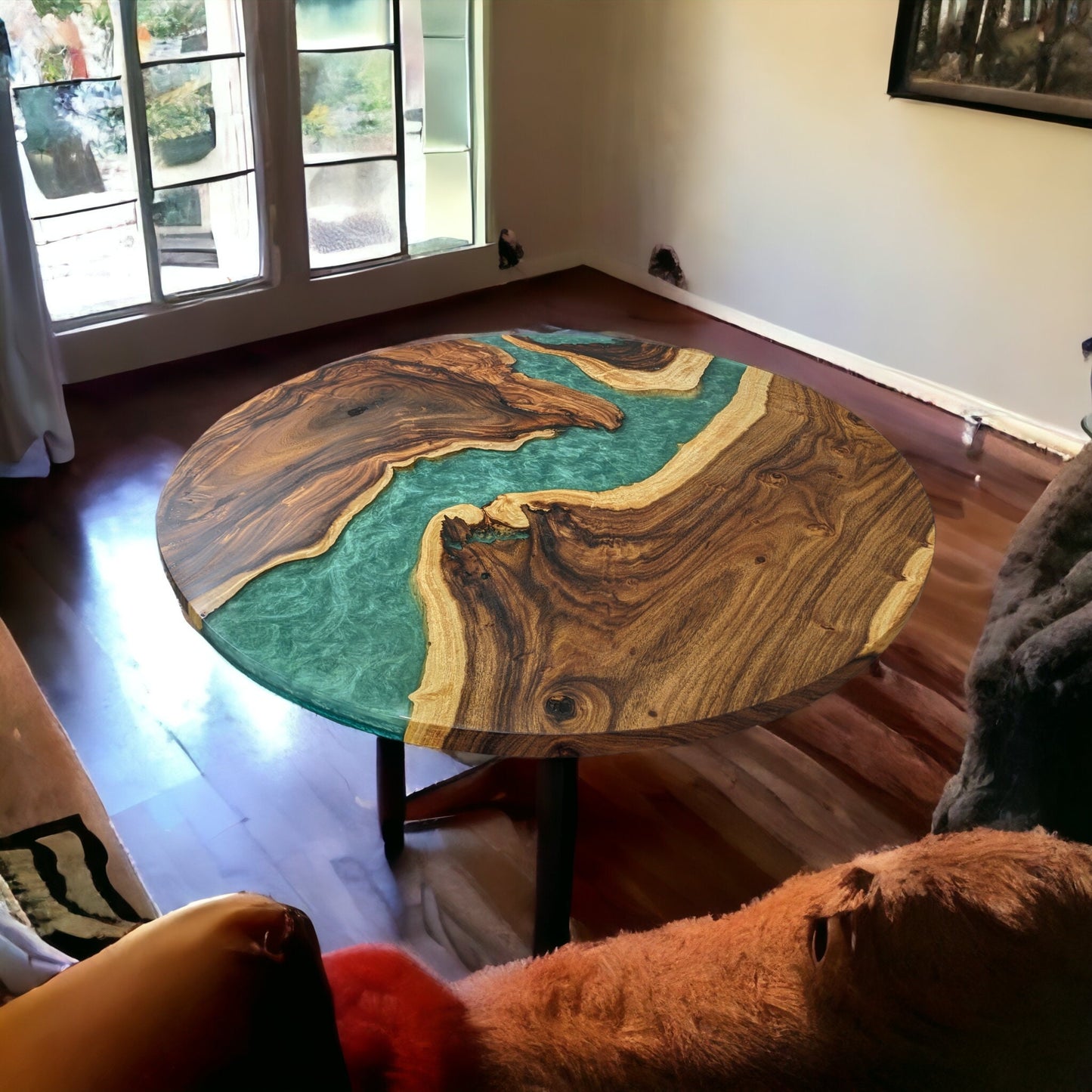 River epoxy resin table