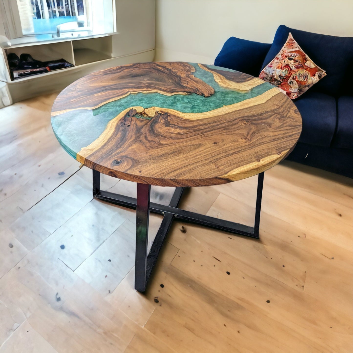 River epoxy resin table