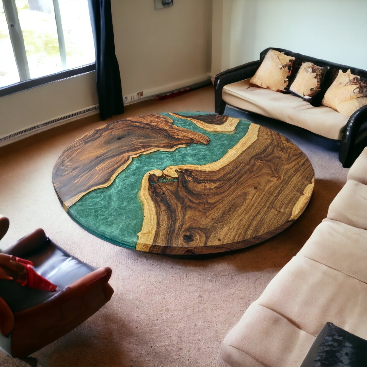 River epoxy resin table