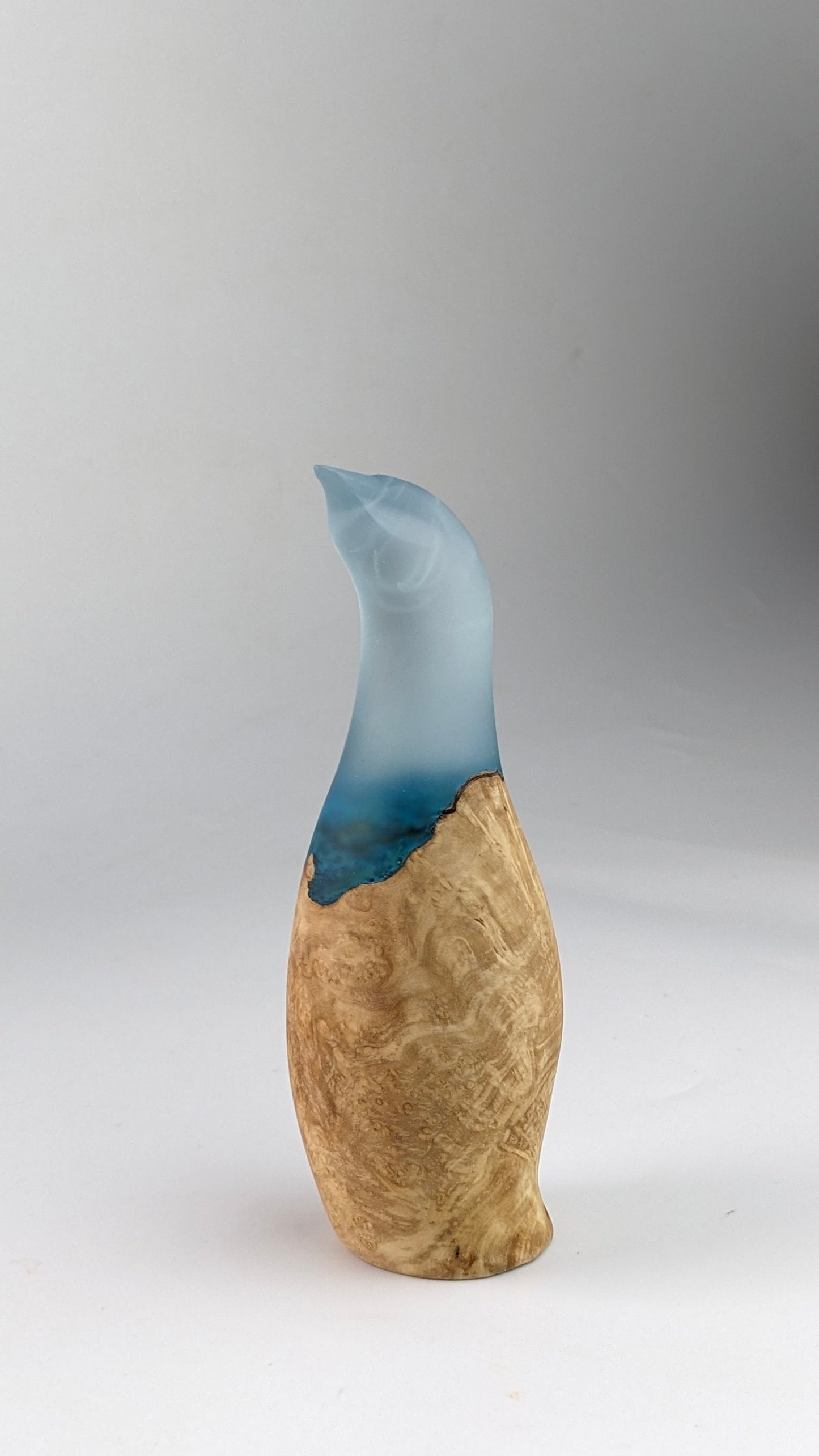 Wood Resin Penguin